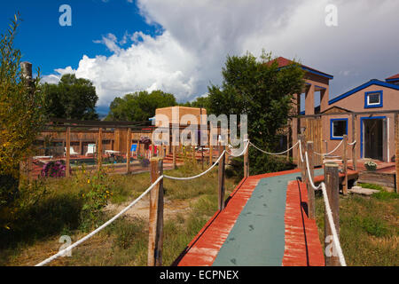 Le joyeux VOYAGES HOT SPRINGS - MOFFAT COLORADO Banque D'Images