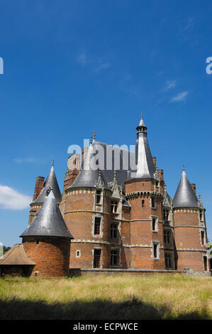 Martainville château, Château de Martainville, Haute-Normandie, Normandie, France, Europe Banque D'Images