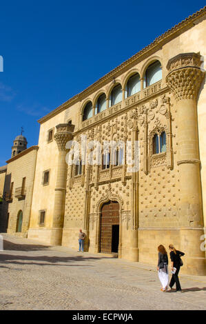 Le Palais de Jabalquinto, 16e siècle, Baeza, Jaén province, Andalusia, Spain, Europe Banque D'Images