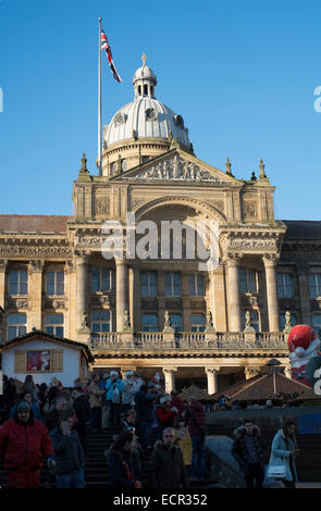 Birmingham 2014 Marché de Noël de Francfort à l'extérieur du Conseil House Birmingham England Banque D'Images