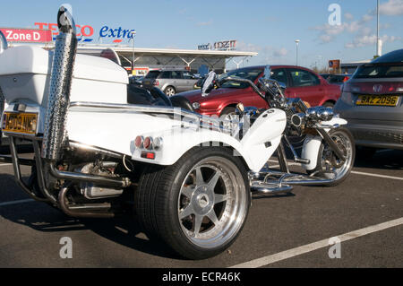 Volkswagen VW Beetle moteurs moteur trike powered coléoptères télévision quatre moteurs moteur boxer à trois roues trikes à roues de vélo voiture kit Banque D'Images