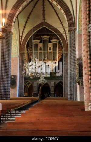 Marcussen Schuke orgue de la Cathédrale Saint Pierre à Schleswig. C'est l'un des monuments les plus importants de Schleswig-Holstein. Il s'agit d'une prédication de l'église. Photo : Klaus Nowottnick Date : 27 mai 2012 Banque D'Images