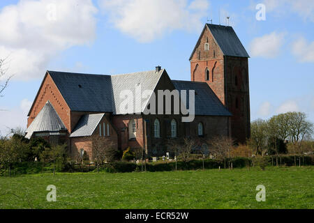 Saint Johannis ist eine evangelisch-lutherische Kirche dans nordfriesischen Nieblum auf der Insel Föhr. Friesendom nennt Man Sie auch. Die Kirche Saint Johannis ist der älteste fait Kirchenbau und der Insel. Sie wurde in der ersten Hälfte des 13. Jahrhunderts erbaut. Der fünfflügelige autel aus dem Jahr 1487 qu'un Marien-Krönungs spätgotischen-Autel im mit ist auf den Flügelaußenseiten Ölgemälden bemerkenswerten, die Szenen aus dem Leben des Kirchenpatrons Johannes des Täufers zeigen. Die Kirche liegt inmitten eines Kirchfriedhofs. Die ebene Landschaft der Turm überragende Satteld ist mit einem Banque D'Images