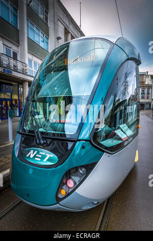 Nottingham Express Transit - Tram Banque D'Images