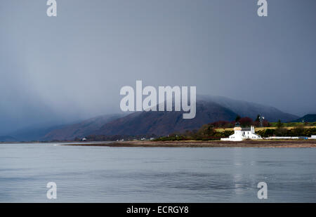 Le Loch Linnhe à plus de vers Corran, près de Fort William en Ecosse UK Banque D'Images