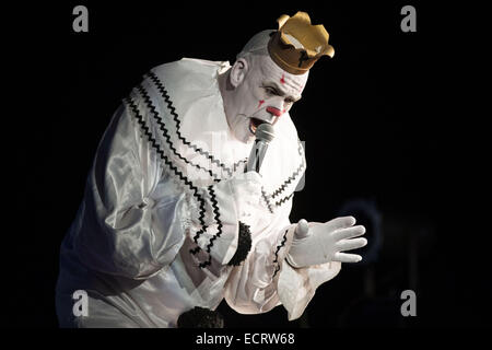 Saint Petersburg, Florida, USA. Au 18 décembre, 2014. Les flaques Le clown de flaques Partie de pitié effectue au State Theatre à St 18 Dec, 2014. Petersburg, Floride Crédit : Brad Moore/ZUMA/ZUMAPRESS.com/Alamy fil Live News Banque D'Images