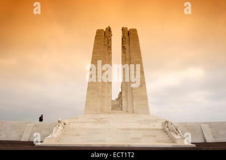 Vimy, Mémorial de la Première Guerre mondiale, le Pas-de-Calais, vallée de la Somme, France, Europe Banque D'Images