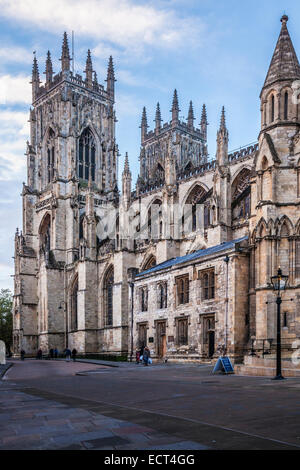 York Minster, la cathédrale de la ville de New York. Banque D'Images