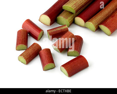 La rhubarbe Banque D'Images