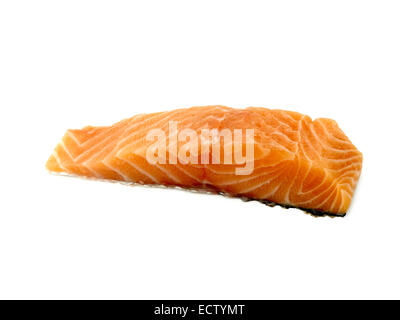 Filets de saumon d'Ecosse bio Banque D'Images