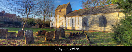 St Marys Church Ardley, Oxfordshire, Angleterre, Royaume-Uni panorama Banque D'Images