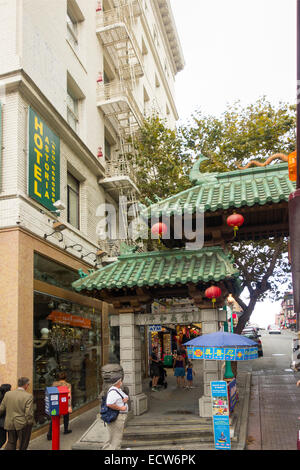 Chinatown à San Francisco CA Banque D'Images