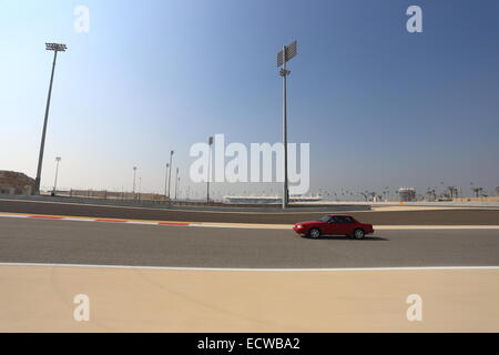 Ford Mustang sur le circuit de Formule 1, Sakhir, Royaume de Bahreïn Banque D'Images