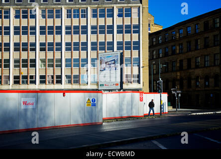 Le Broadway shopping centre en cours de construction, Bradford, West Yorkshire, England UK Banque D'Images