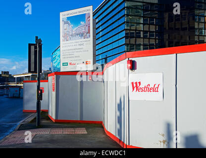 Le Broadway shopping centre en cours de construction, Bradford, West Yorkshire, England UK Banque D'Images