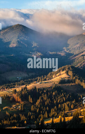 Le temps orageux en montagne, , u k, k Banque D'Images