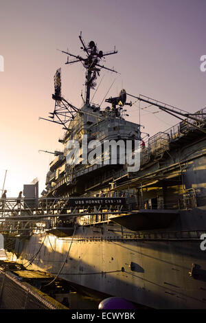 USS Hornet museum à San Francisco CA Banque D'Images