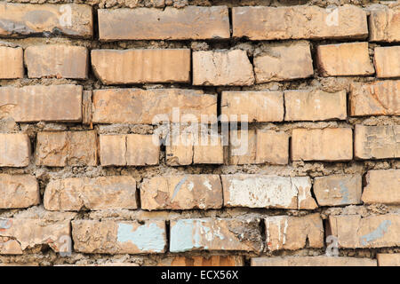 Mur de brique industrielle meilleure texture de fond fermer Banque D'Images