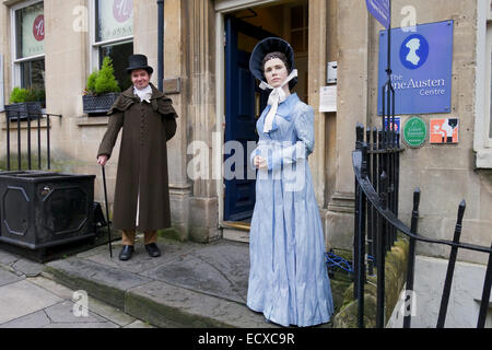 Jane Austen Centre, Bath, Somerset, Angleterre Banque D'Images