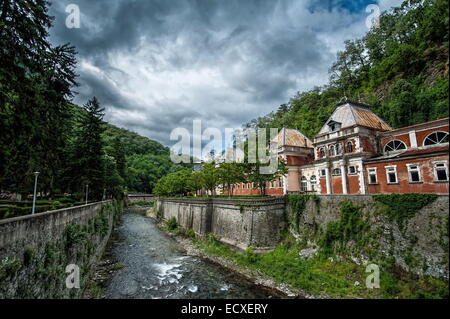 Une ville historique en Roumanie, Banque D'Images