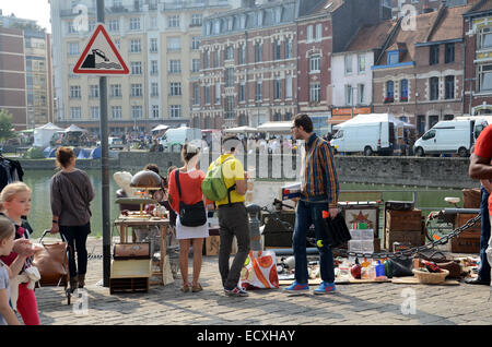 Braderie de Lille, Rijssel France. Banque D'Images