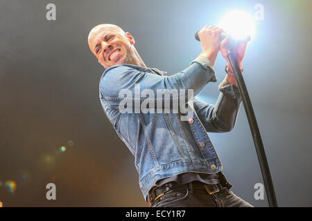 La musique l'artiste Chris Daughtry Banque D'Images