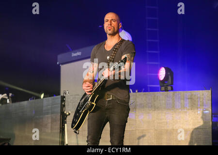 La musique l'artiste Chris Daughtry Banque D'Images