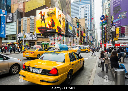 Times Square, Manhattan, New York City, New York, United States Banque D'Images