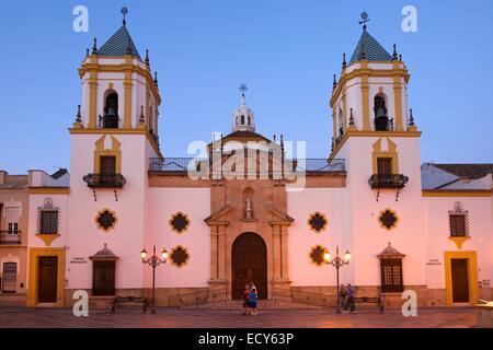 Cathédrale de la Plaza del Socorro, Ronda, Costa del Sol, Andalousie, Espagne Banque D'Images