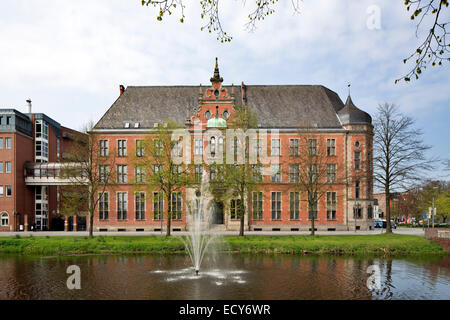 Ancien immeuble de bureaux de la poste impériale, Oldenbourg, Basse-Saxe, Allemagne Banque D'Images