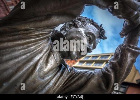 Statue de Brian Clough à Nottingham Banque D'Images