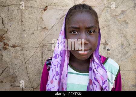 Les enfants d'Al Qadarif, Soudan Banque D'Images