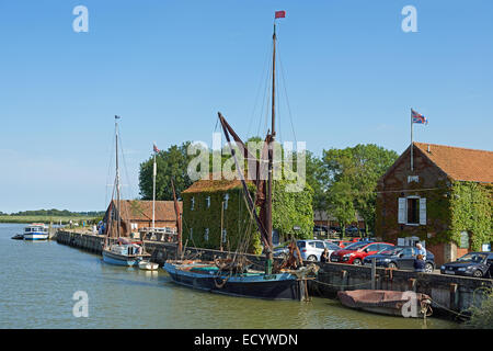 River Adle, Snape Maltings, Suffolk, UK. Banque D'Images