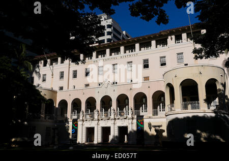 Honolulu, Hawaii, USA. 7 Décembre, 2014. Le Hawaii State Art Museum est situé dans le District n° 1 Capitol Building à Honolulu. Banque D'Images