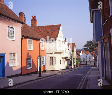 Le quartier hollandais, Colchester, Essex, Angleterre, Royaume-Uni Banque D'Images