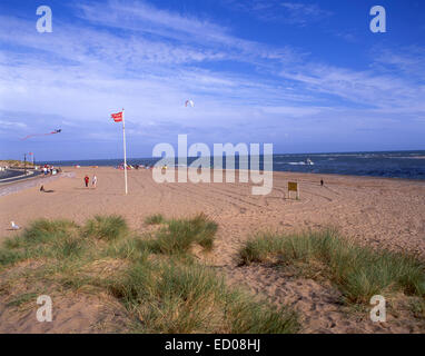 Plage d'Exmouth, Exmouth, Devon, Angleterre, Royaume-Uni Banque D'Images