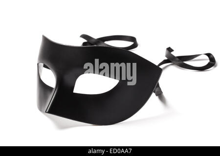 Image de masque de carnaval isolé sur fond blanc. Banque D'Images