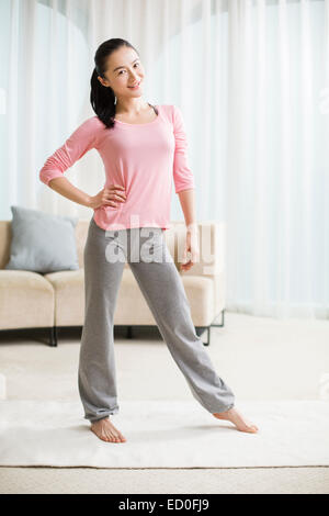 Portrait de jeune femme Banque D'Images