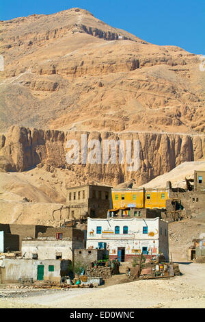 Égypte, vallée du Nil, Luxor, Thèbes, la vallée des Nobles Banque D'Images