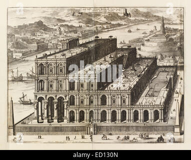 Les jardins suspendus de Babylone. Voir la description pour plus d'informations. Banque D'Images