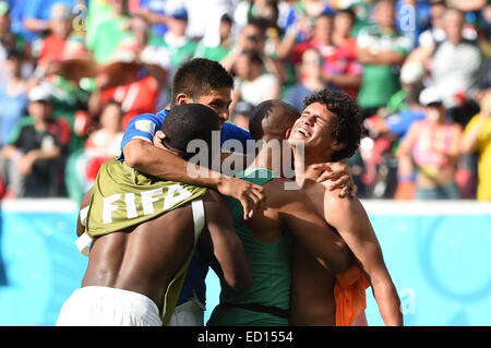 Coupe du Monde FIFA 2014 - Groupe D match, le Costa Rica (1) v (0) l'Italie, qui a eu lieu à l'arène où : Pernambuco Recife, Brésil Quand : 20 Juin 2014 Banque D'Images