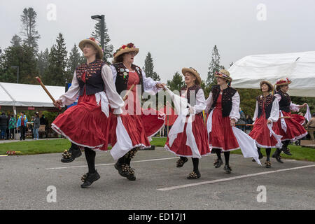 Morris Dancers # 16, Vancouver, British Columbia, Canada Banque D'Images