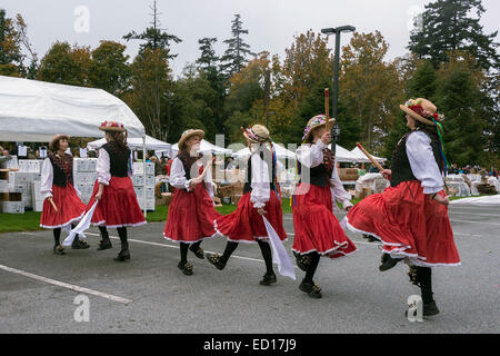 Morris Dancers # 15, Vancouver, British Columbia, Canada Banque D'Images