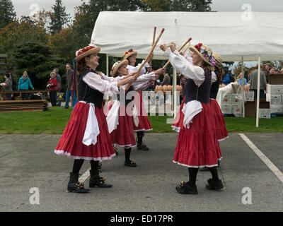 Morris Dancers # 11, Vancouver, British Columbia, Canada Banque D'Images