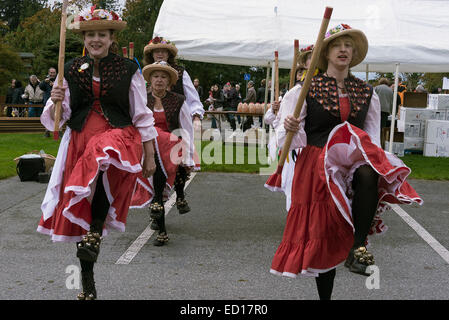 Morris Dancers # 10, Vancouver, British Columbia, Canada Banque D'Images