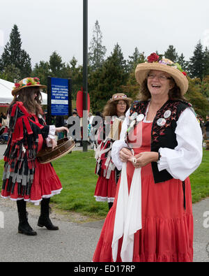 Morris Dancers # 9, Vancouver, British Columbia, Canada Banque D'Images