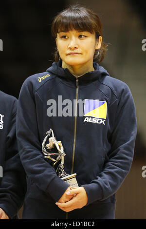 Nd Gymnase de Yoyogi, Tokyo, Japon. Dec 23, 2014. Kaori Icho, 23 décembre 2014 - Lutte : Toutes le Japon au 2ème du championnat Gymnase de Yoyogi, Tokyo, Japon. © Ito Shingo/AFLO SPORT/Alamy Live News Banque D'Images