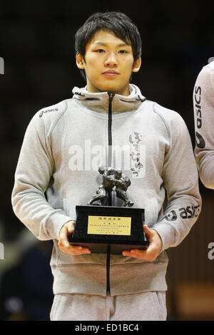 Nd Gymnase de Yoyogi, Tokyo, Japon. Dec 23, 2014. Fumitaka Morishita, le 23 décembre 2014 - Lutte : Toutes le Japon au 2ème du championnat Gymnase de Yoyogi, Tokyo, Japon. © Ito Shingo/AFLO SPORT/Alamy Live News Banque D'Images