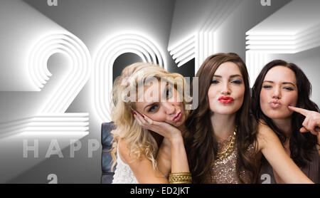 Image composite de pretty friends Banque D'Images