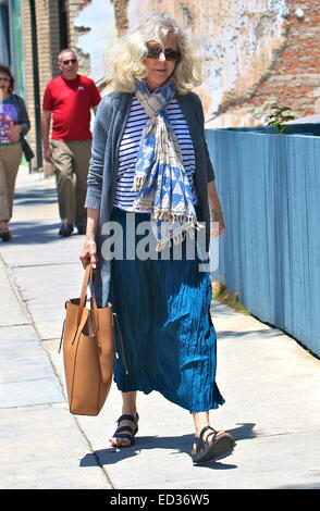 Blythe Danner boutiques le long du boulevard Abbot Kinney dans Venice, Californie comprend : Blythe Danner Où : Venice, California, United States Quand : 21 Juin 2014 Banque D'Images